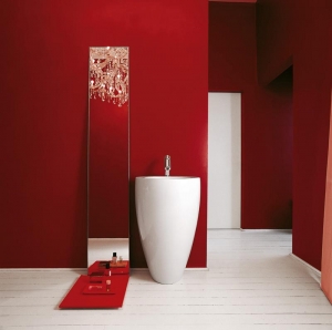 Umyvadlo One z kolekce Il Bagno Alessi (Laufen), design Stefano Giovannoni, keramika, cena 32 622 Kč (LAUFEN BATHROOM). Umyvadlo One z kolekce Il Bagno Alessi (Laufen), design Stefano Giovannoni, keramika, cena 32 622 Kč (LAUFEN BATHROOM).