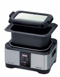 Elektrická nádoba Sous-Vide SV 1 Precise (STEBA) umožňuje přesné vaření s rozdílem maximálně 1 °C, cena 3 490 Kč, MALL. Elektrická nádoba Sous-Vide SV 1 Precise (STEBA) umožňuje přesné vaření s rozdílem maximálně 1 °C, cena 3 490 Kč, MALL.
