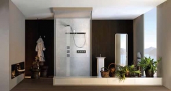 Sprchování dnes nabízí netušené možnosti relaxace a masážních programů, hlavně díky pokročilým a sofistikovaným bateriím (DESIGN BATH). Sprchování dnes nabízí netušené možnosti relaxace a masážních programů, hlavně díky pokročilým a sofistikovaným bateriím (DESIGN BATH).