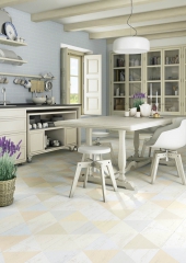 Dlažba z kolekce efeso (Vives), matný povrch se vzorem v moderním retro designu, 21,8 × 89,3 cm, cena 1 998 Kč/m², www.loskachlos.cz. Dlažba z kolekce efeso (Vives), matný povrch se vzorem v moderním retro designu, 21,8 × 89,3 cm, cena 1 998 Kč/m², www.loskachlos.cz.