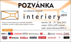 Odborný seminář Interiéry 2015 Odborný seminář Interiéry 2015