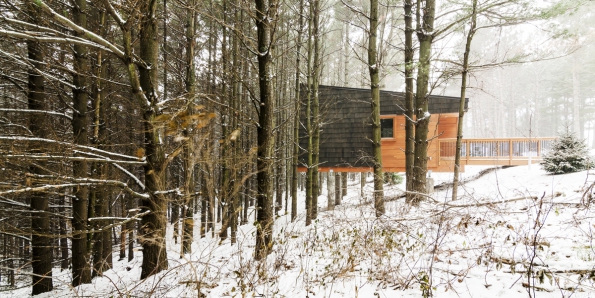 2016 AIA Housing Awards: Chatky v chráněné oblasti Whitetail Woods, Minnesota (Foto: Pete VonDeLinde) 2016 AIA Housing Awards: Chatky v chráněné oblasti Whitetail Woods, Minnesota (Foto: Pete VonDeLinde)
