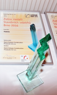 Prestižní ocenění Zlatá medaile se udílí při slavnostním zahájení Stavebních veletrhů Brno. Prestižní ocenění Zlatá medaile se udílí při slavnostním zahájení Stavebních veletrhů Brno.