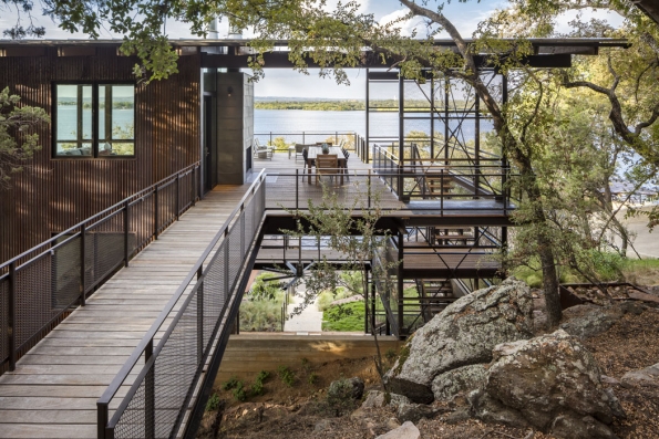 Chata na Modrém jezeře – Blue Lake Retreat, LakeFlato Architects (Foto: Andrew Pogue) Chata na Modrém jezeře – Blue Lake Retreat, LakeFlato Architects (Foto: Andrew Pogue)